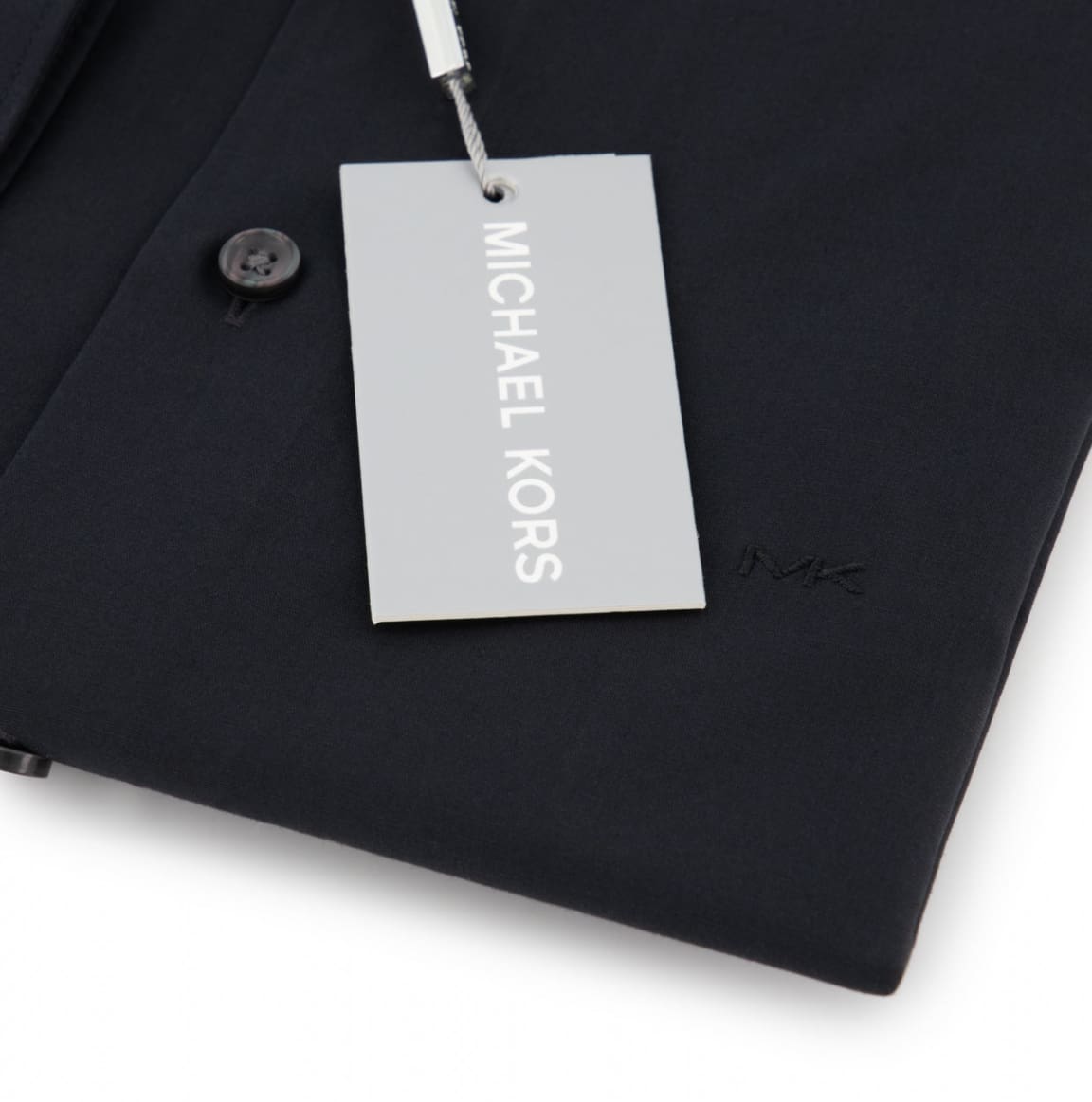 Michael Kors | Michael Kors Black Premium Poplin Stretch Modern Tailored  Shirt - MENSWEARR