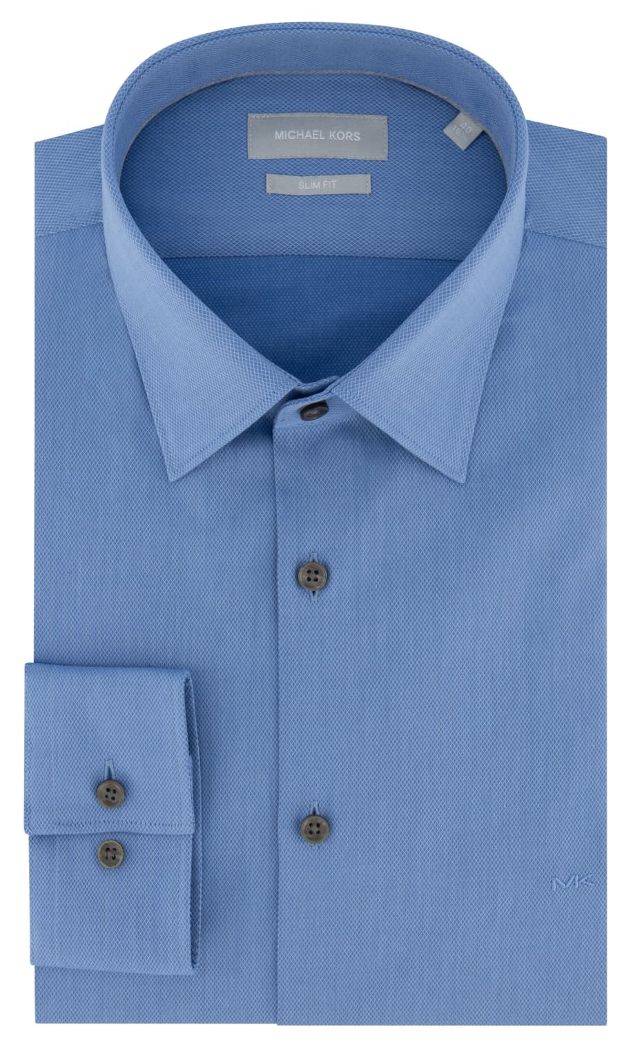 Michael Kors | Michael Kors Men's delft Structure Stretch Premium Slim Fit  Shirt - MENSWEARR