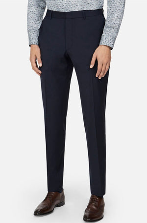 Marks  Spencer Mens Regular Fit Suit Trousers 38 Blue  Amazonin  Clothing  Accessories