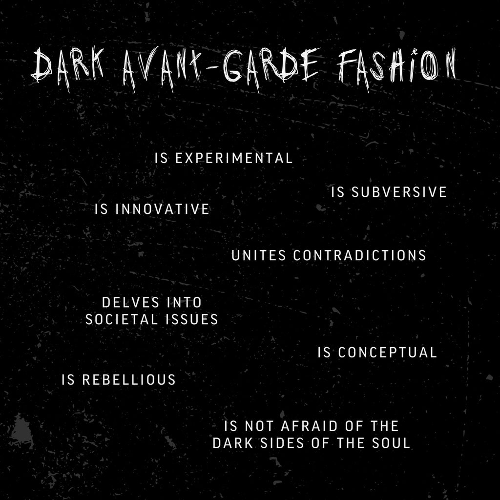 How to define dark avant-garde fashion?