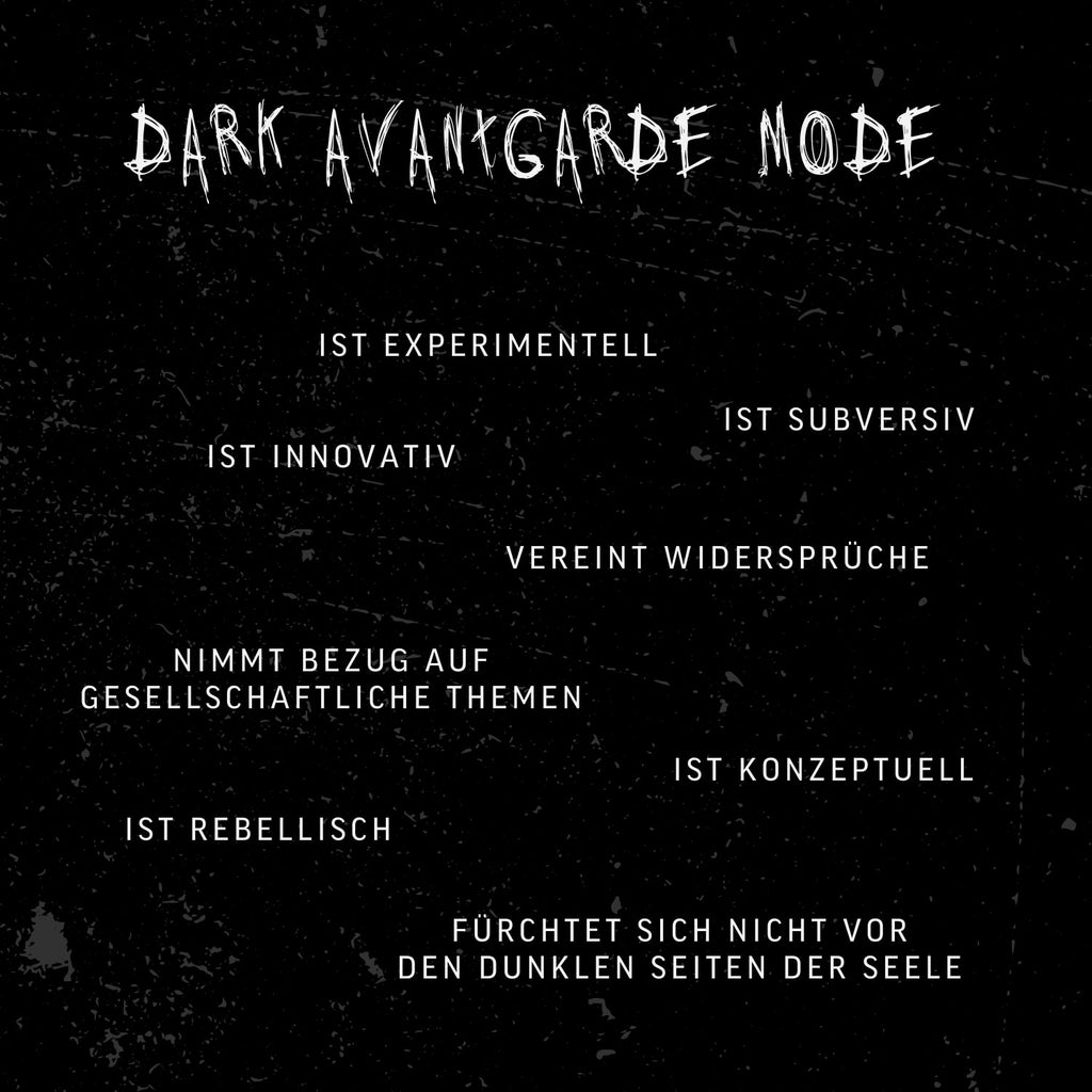 Was ist Dark Avantgarde Mode?