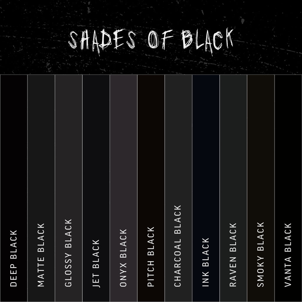 Shades of black