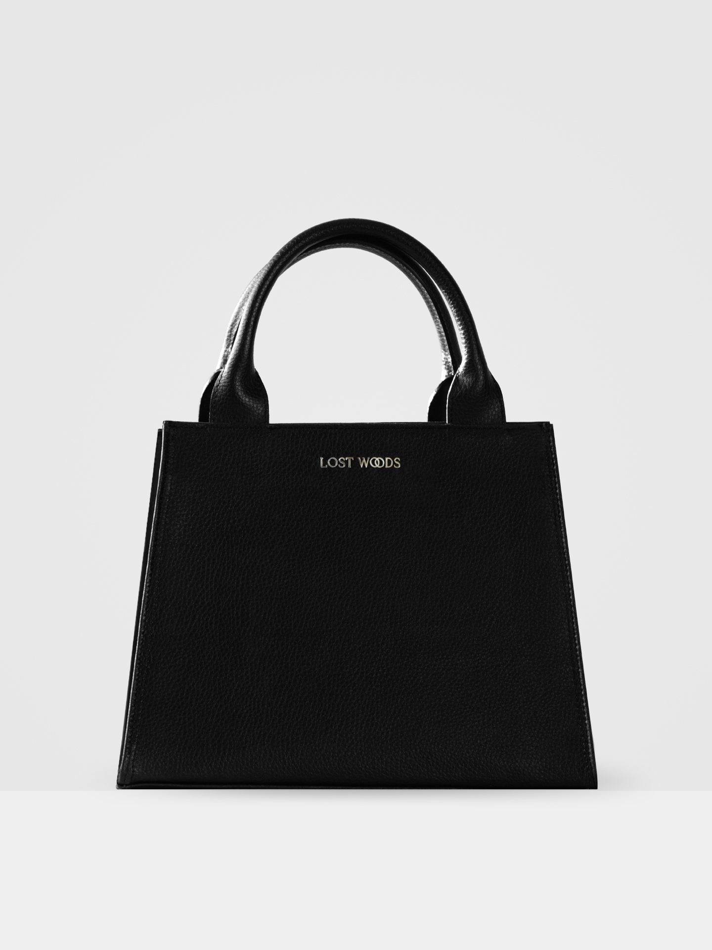 Briar Baguette Bag, Black and Silver