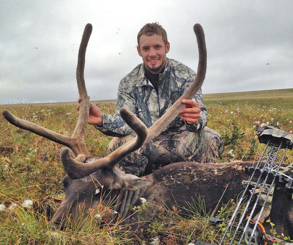 Trent extends his hunting season with an early season caribou hunt