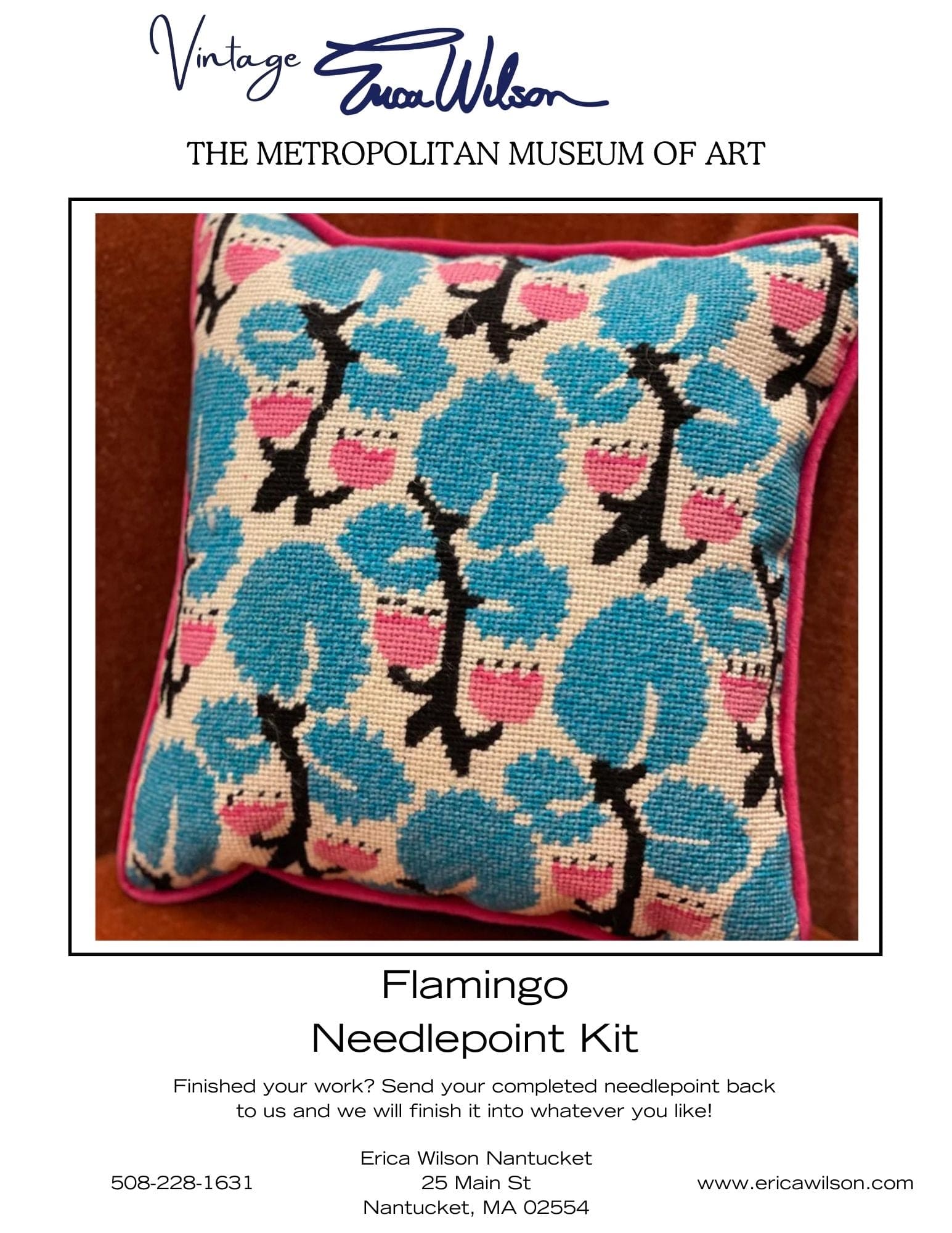 Emma Homent Needlepoint: A Modern Stitch Directory – Erica Wilson