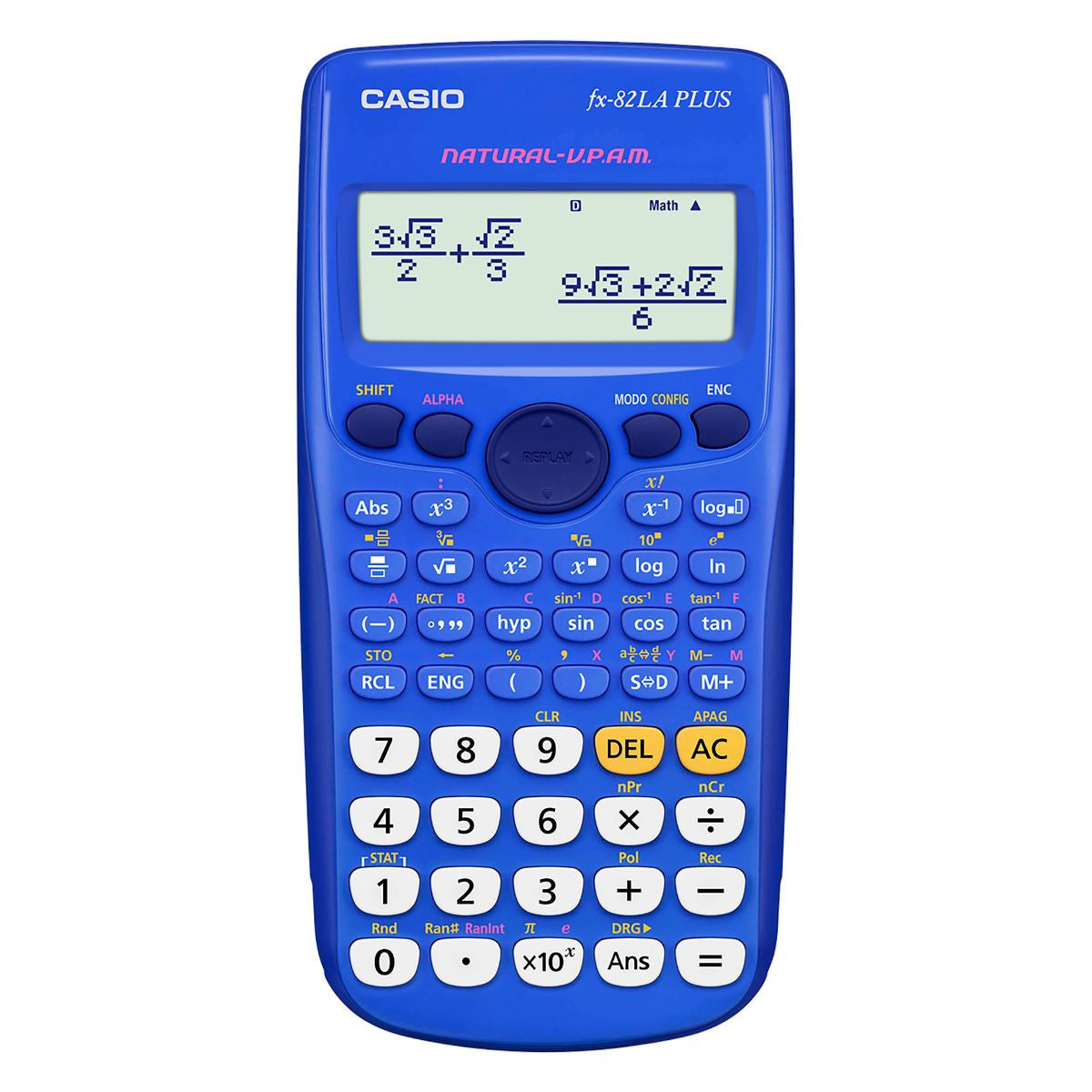 Calculadora Científica Casio Fx82ES Plus Azul 252 funciones –   | Relojes Casio en México