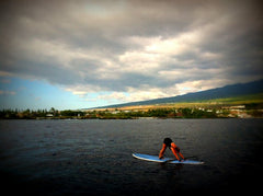 Paddleboarding and YogaPaws