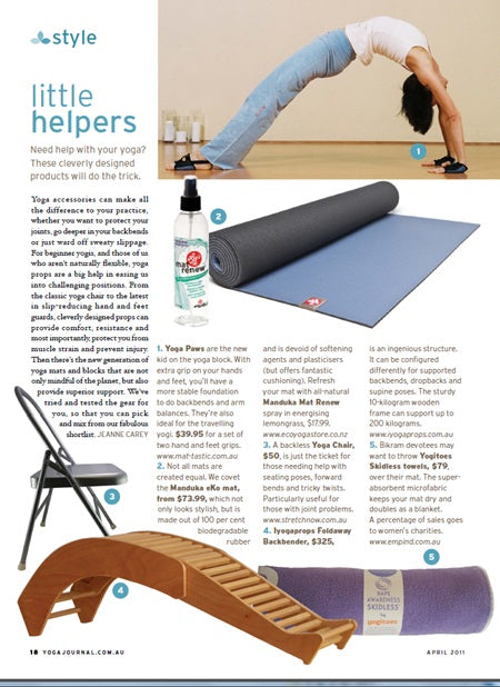 Australian Yoga Journal Ideal For The Traveling Yogi Yogapaws