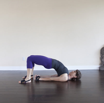 Bridge Pose On Elbows (Setu Bandha Sarvangasana) - Yoga Pose