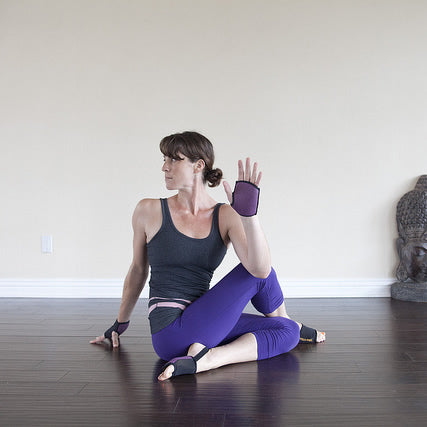 Ardha Matsyendrasana Yoga Pose, artwork - Stock Image - C020/5157 - Science  Photo Library