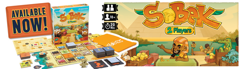  Sobek 2 Players Board Game - Navigate the Bountiful Markets and  Outwit Your Opponent! Strategy Game for Kids and Adults, Ages 10+, 2 Players,  20 Minute Playtime, Made by Pandasaurus Games : Toys & Games