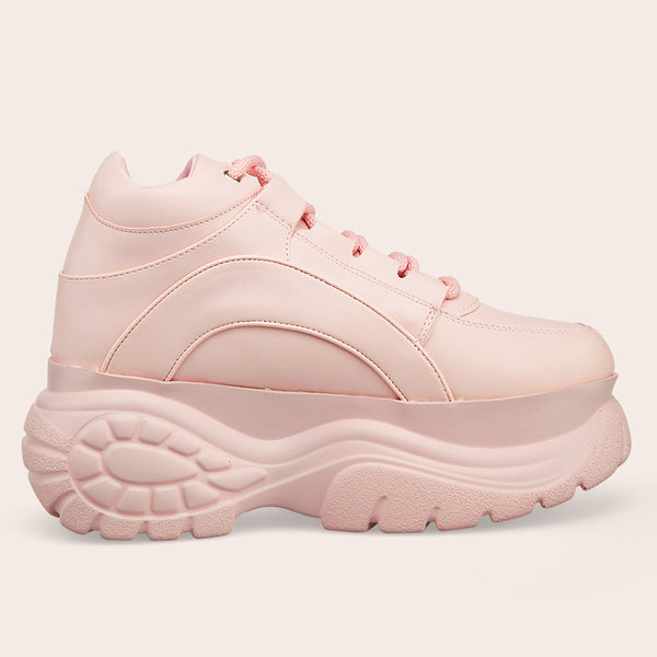 Pink Platform Sneakers Soft Girl Y2K– Mercury Girl