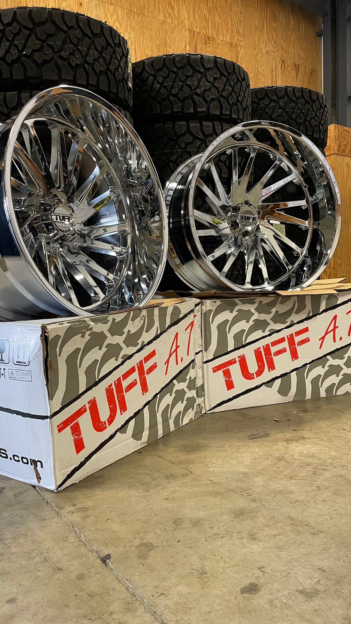 Set Of 4 Tuff At T2a 26x14 72 6x139 7 6x5 5 Chrome Directional Wheels Below Retail