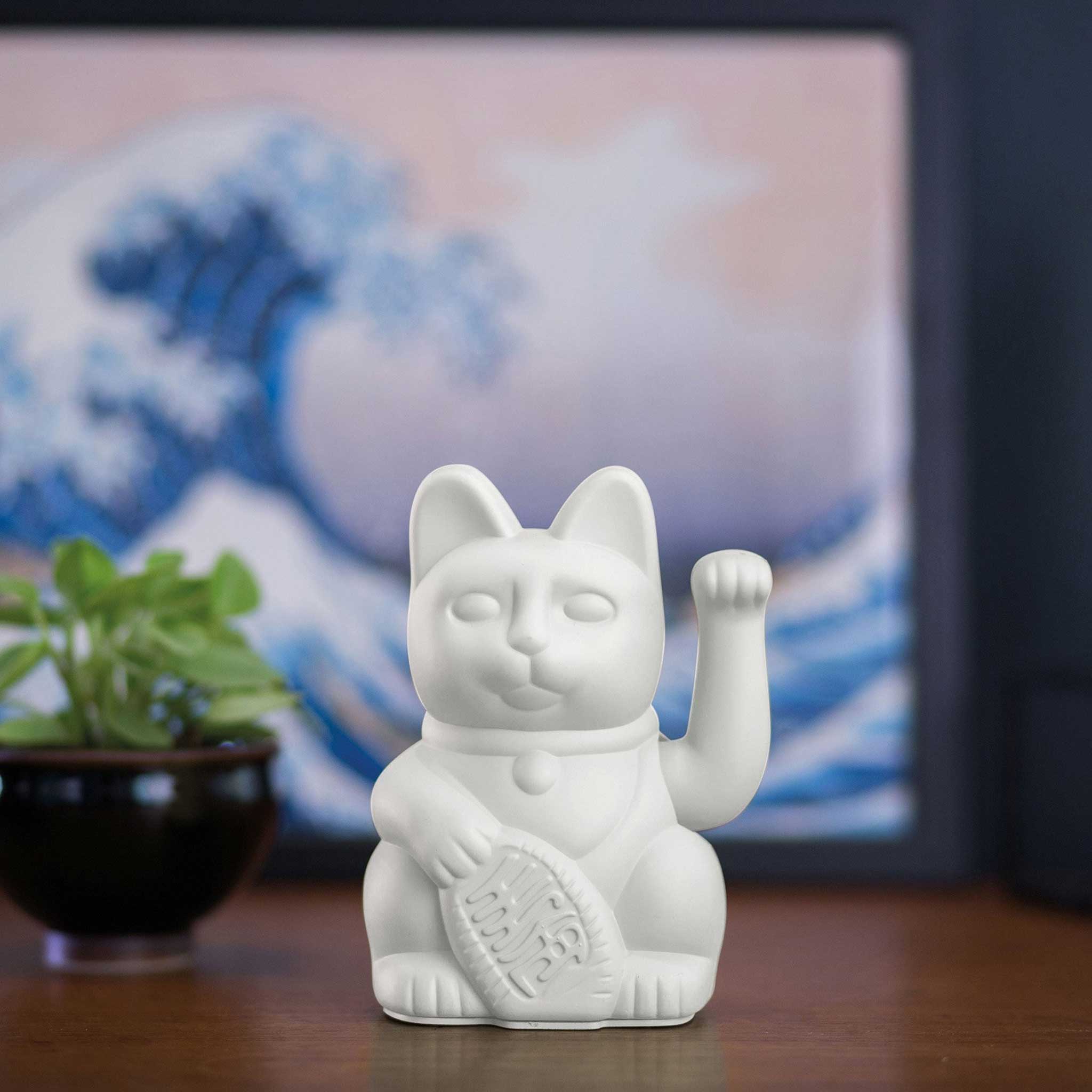 Winkekatze Lucky CAT - Lustige winkende Katze - japanische Winkkatze mit  St online kaufen