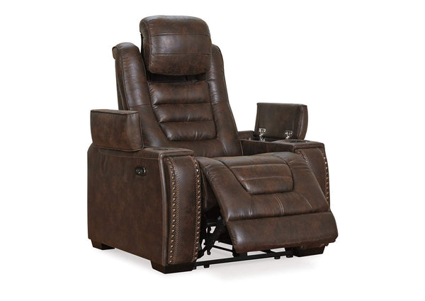 Game Zone Power Recliner w/Adjustable Headrest
