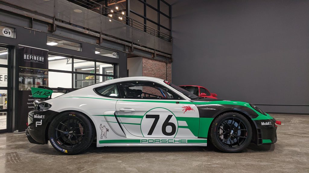 Porsche GT4 Clubsport MR completed by The Refinery Toronto