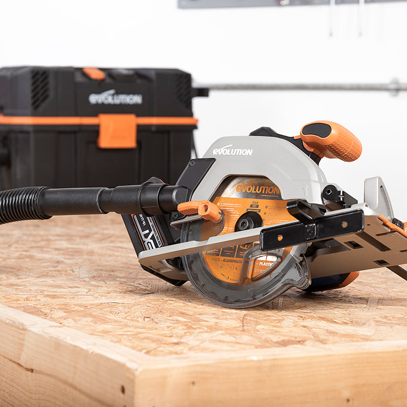 Evolution Cordless R90JGS-Li Jigsaw 20V Li-ion EXT Inc Multi-Material Blades with Charger & 2Ah Battery