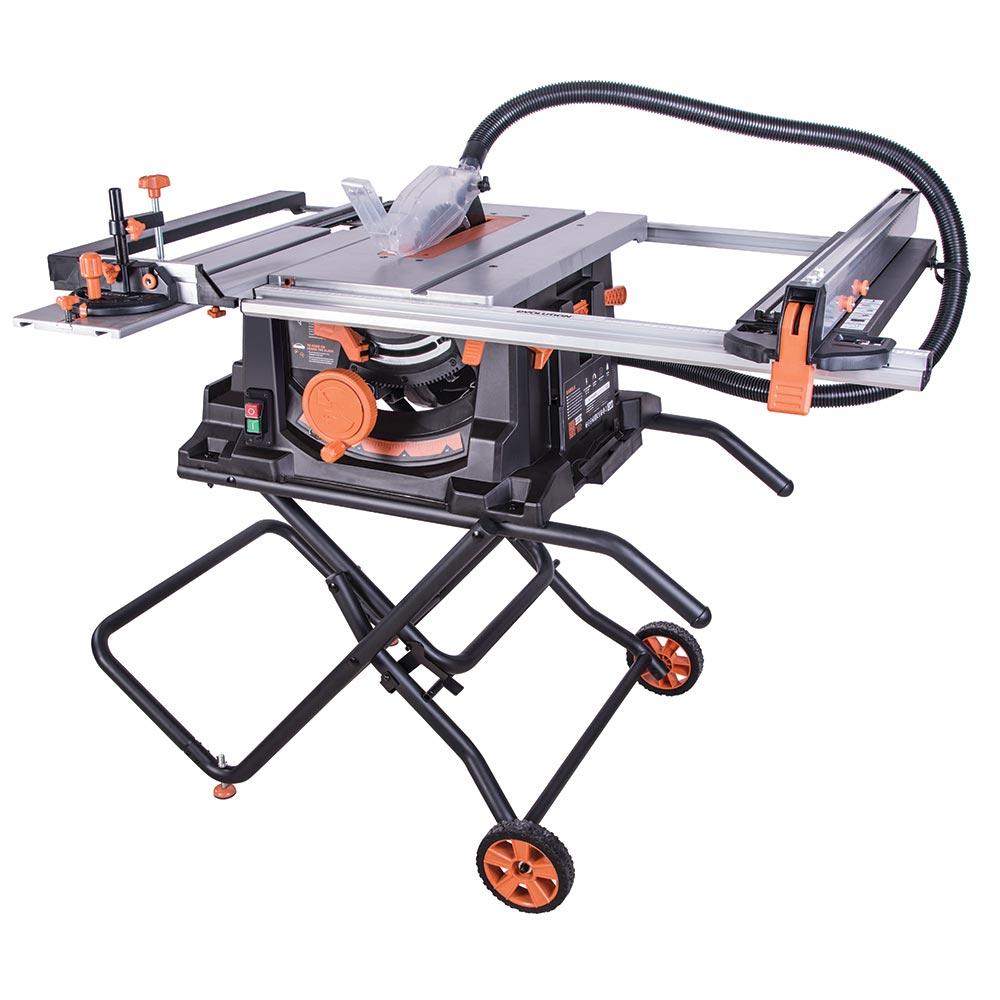 Evolution RAGE5-S 255mm Table Saw With TCT Multi-Material Cutting Blade