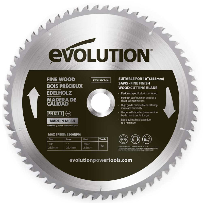 evolution circular saw blade 210 x 25.4 mm 24t