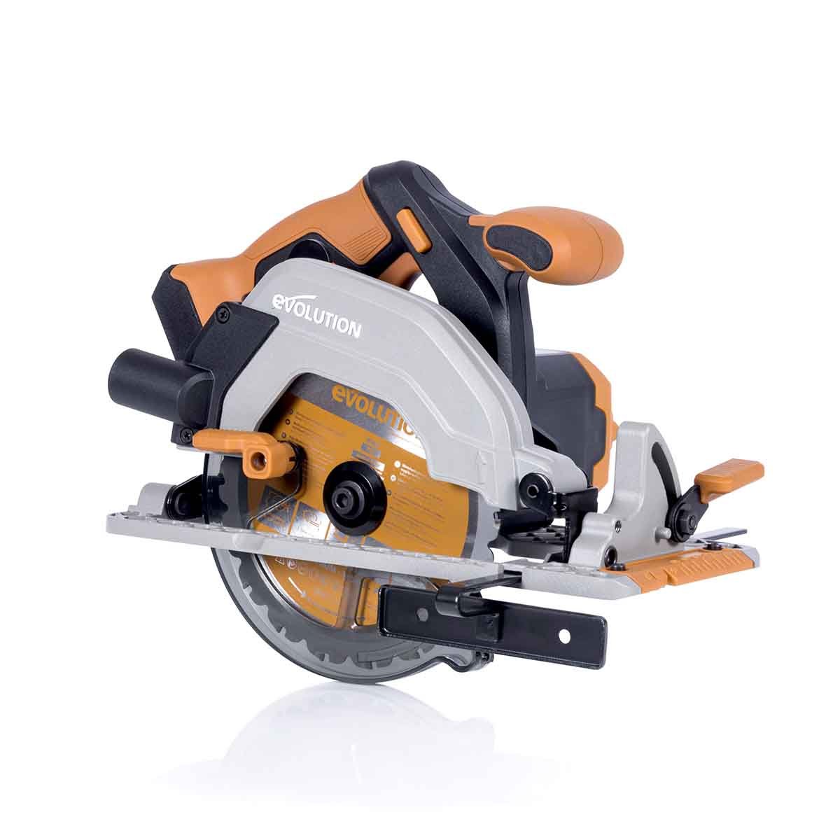 Evolution Cordless R165CCS-Li 165mm Circular Saw 18v Li-Ion EXT Inc Multi-Material Blade