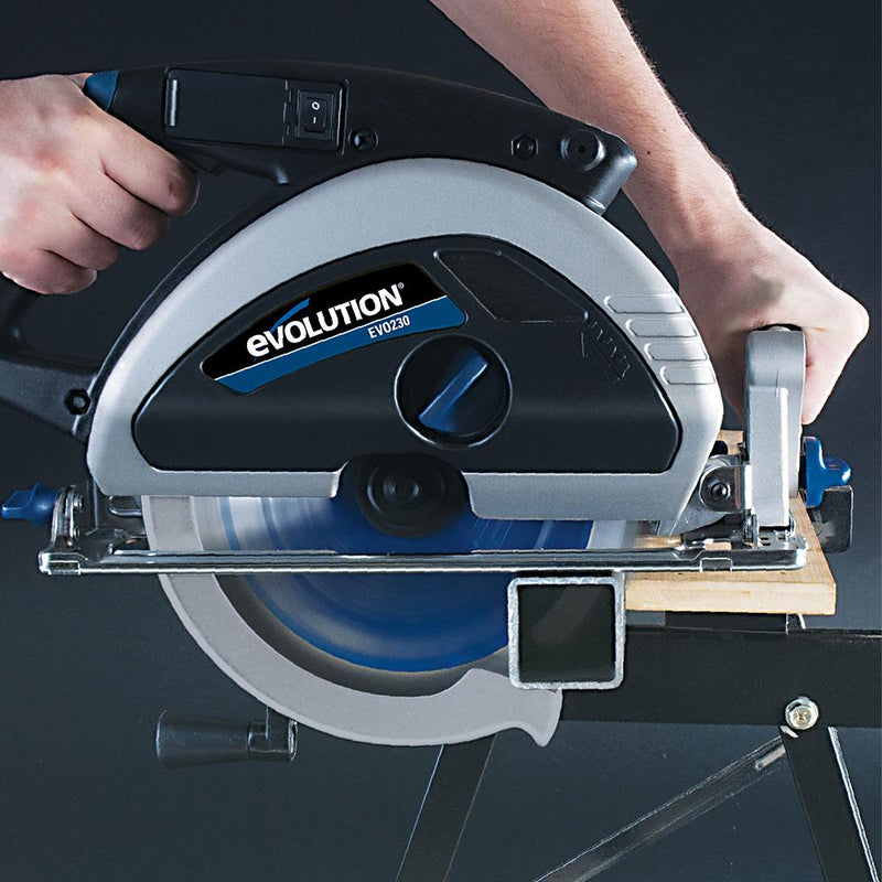 Evolution Evosaw230 230mm Circular Saw With Tct Mild Steel Cutting