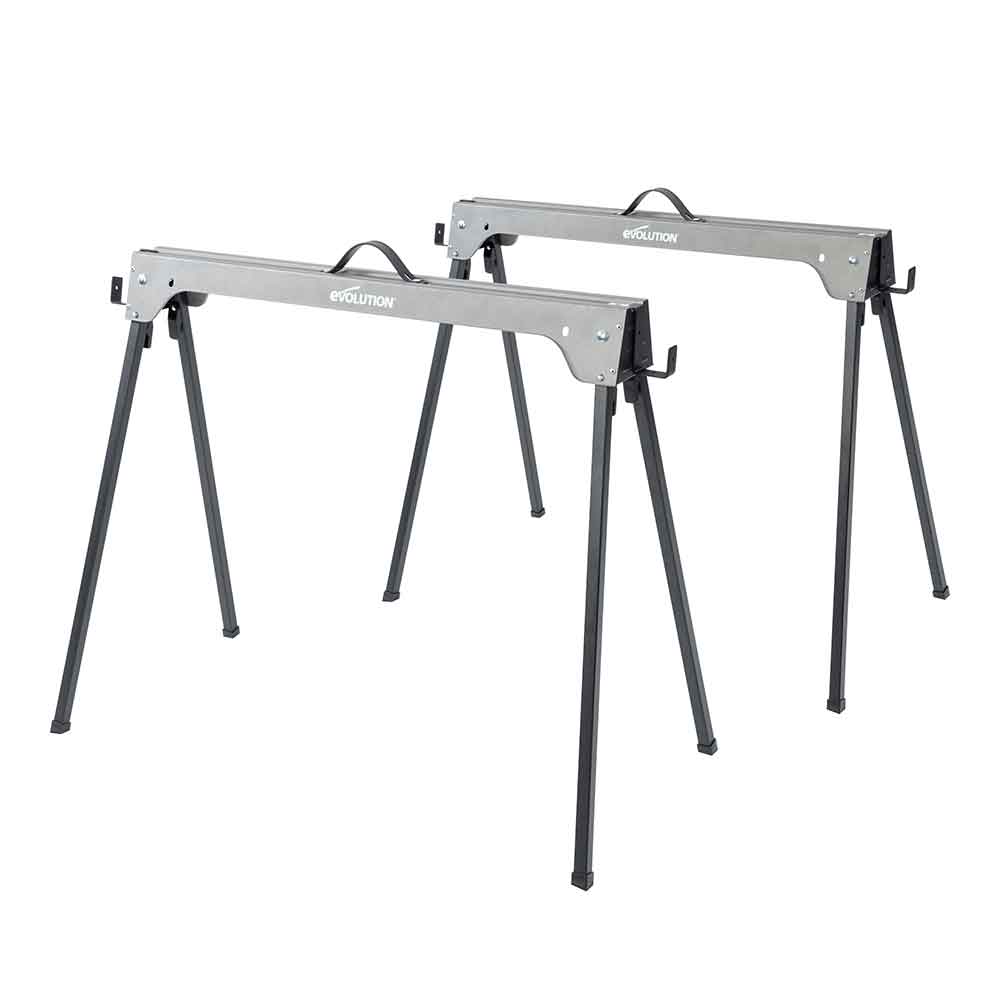 Metal Saw Horse With Folding Legs (Twin-Pack)