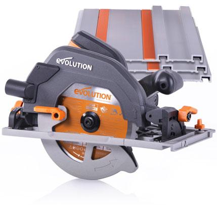 Evolution R185CCSX 185mm Circular Saw with 1020mm Track and TCT Multi-Material Cutting Blade