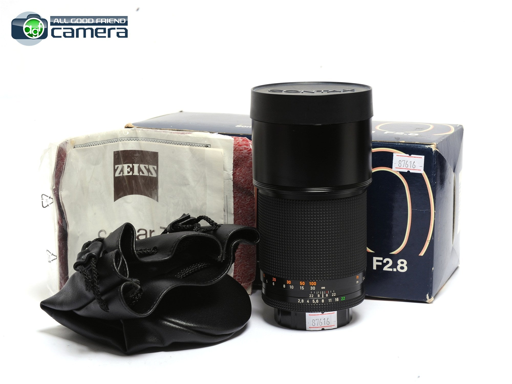 Contax Sonnar 180mm F/2.8 T* MMJ Lens *EX+ in Box* – AGFCamera