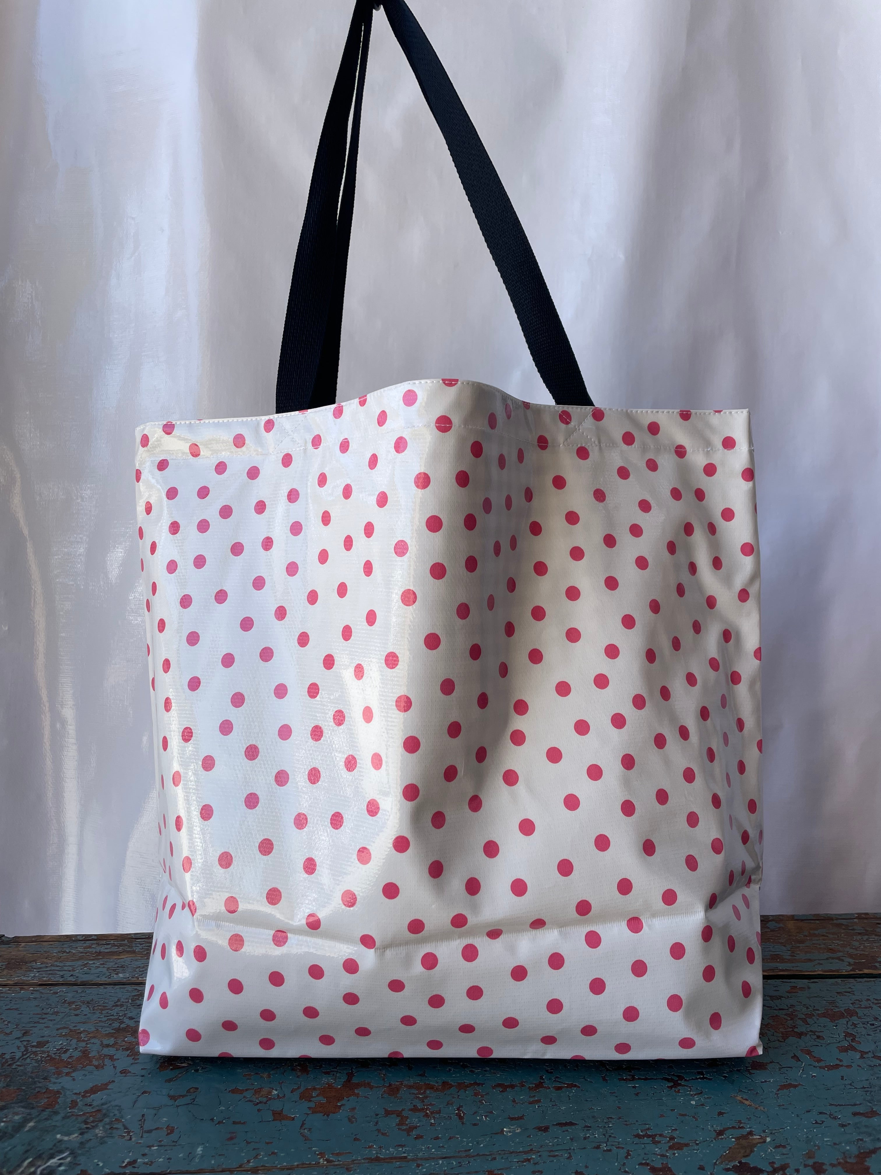 Oilcloth Large Tote, oil cloth tote, oil cloth shopping bag, oilcloth ...