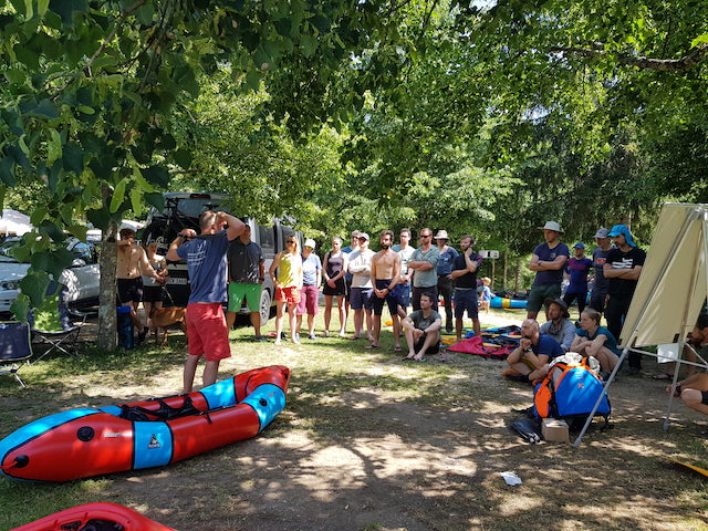 Paddling technique course Packraft