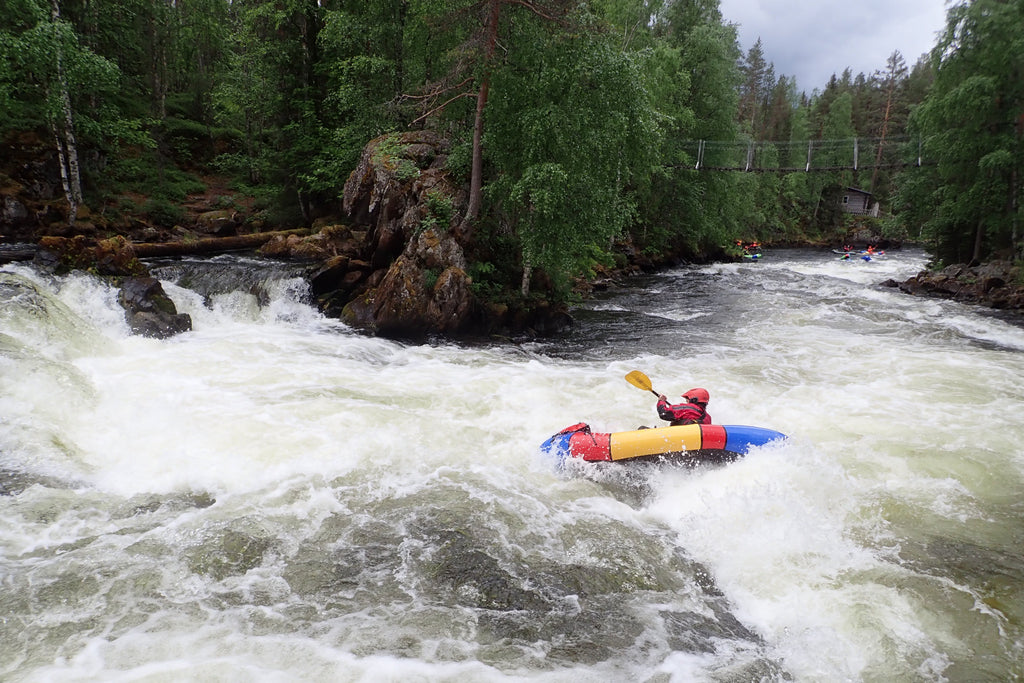 Alpacka Gnarwhal in whitewater