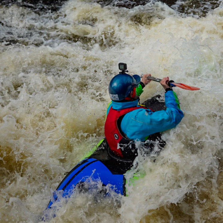 Alpacka packraft in whitewater