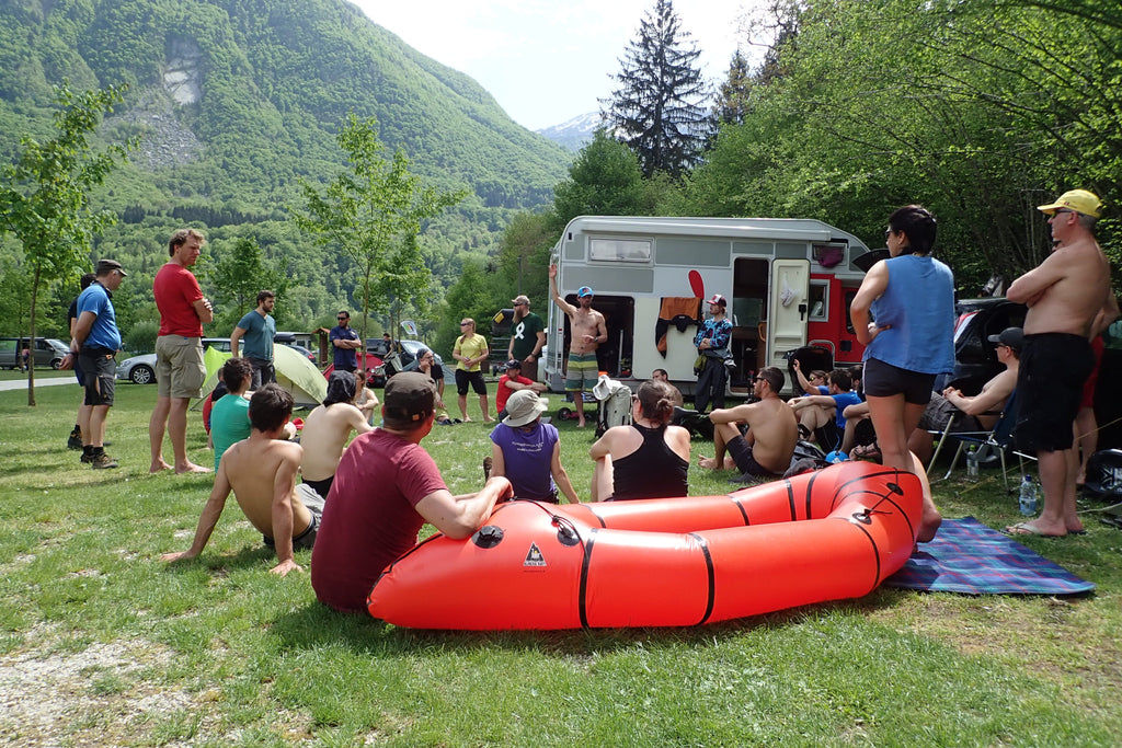 Safety briefing at the 2018 European Packrafting Meetup