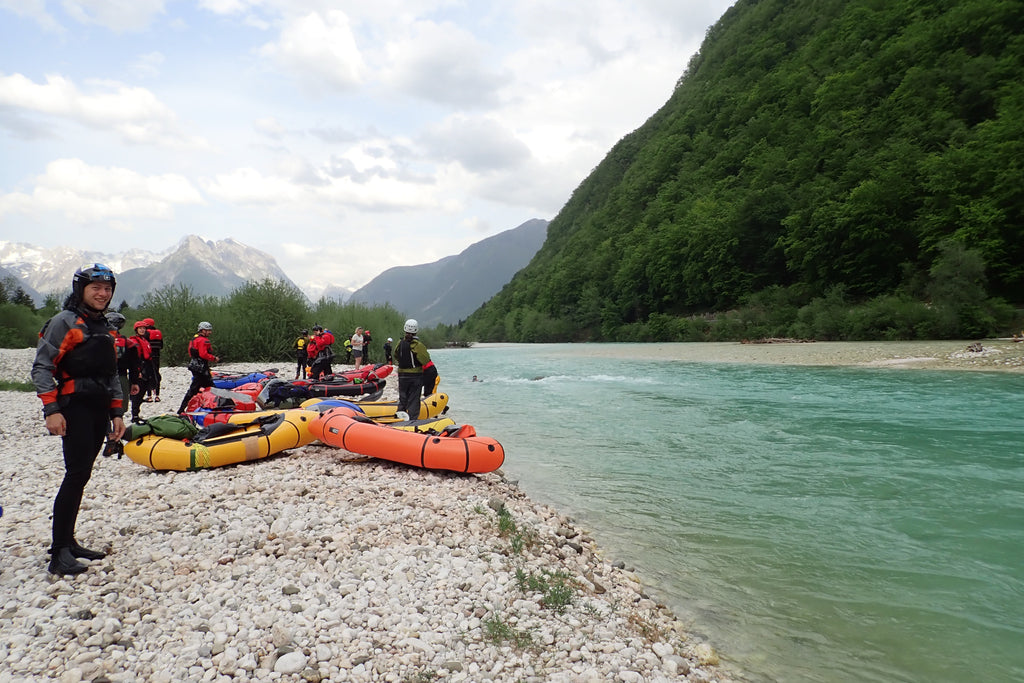 Whitewater Swimming Training at the 2018 European Packrafting Meetup