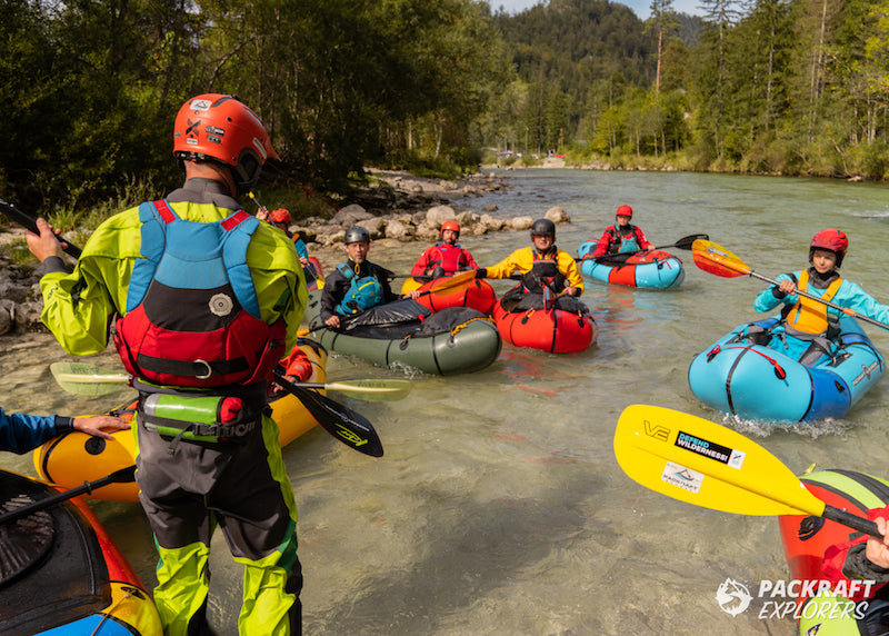 Packraft boofing workshop