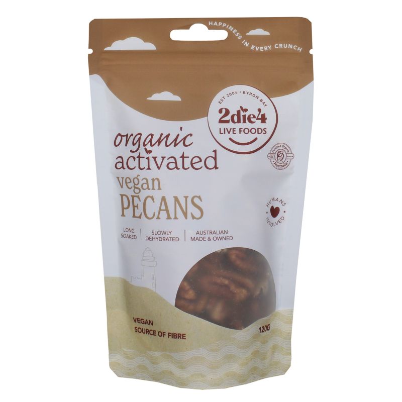 Activated Organic Vegan Pecans - 2die4livefoods product image