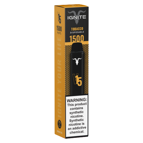 IGNITE V15 DISPOSABLE DEVICE 1500+ PUFFS 5% NIC.