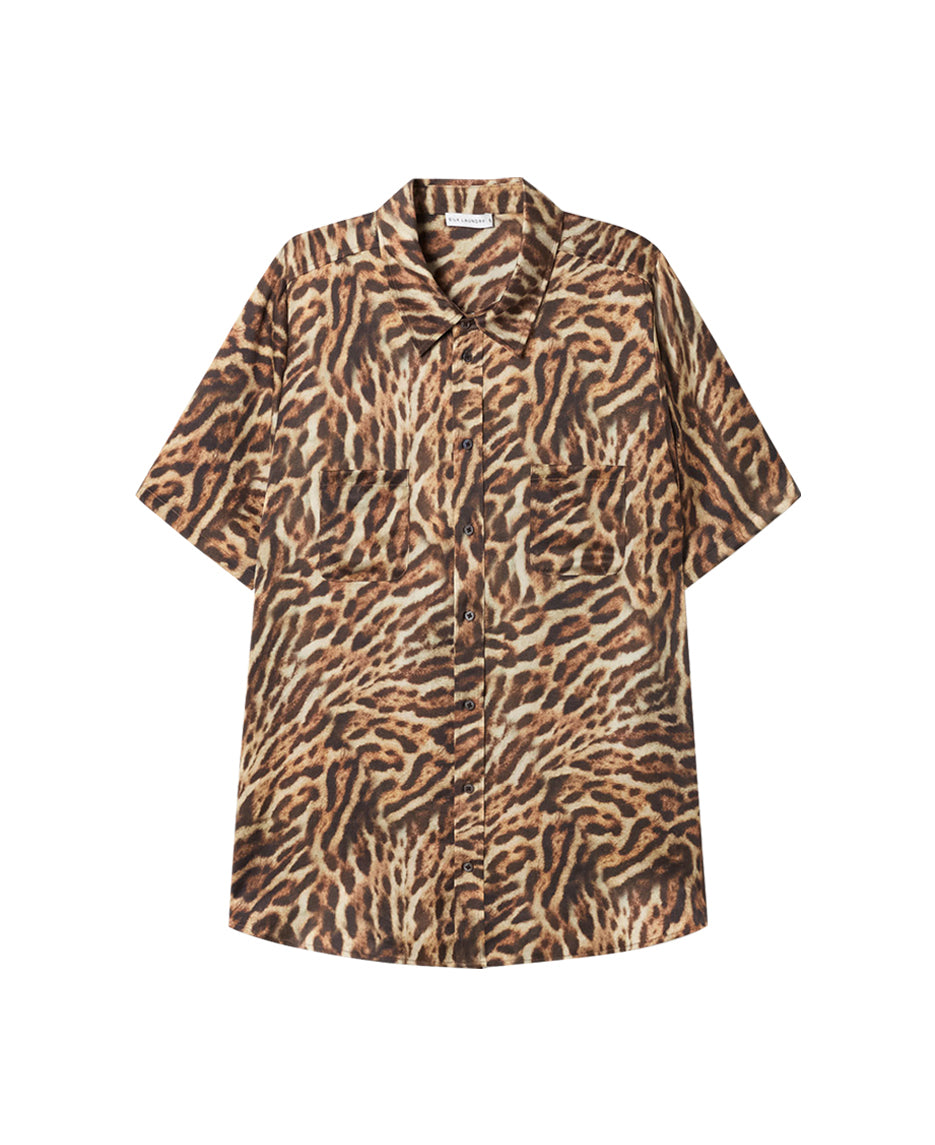 Boyfriend Leopard SS Shirt