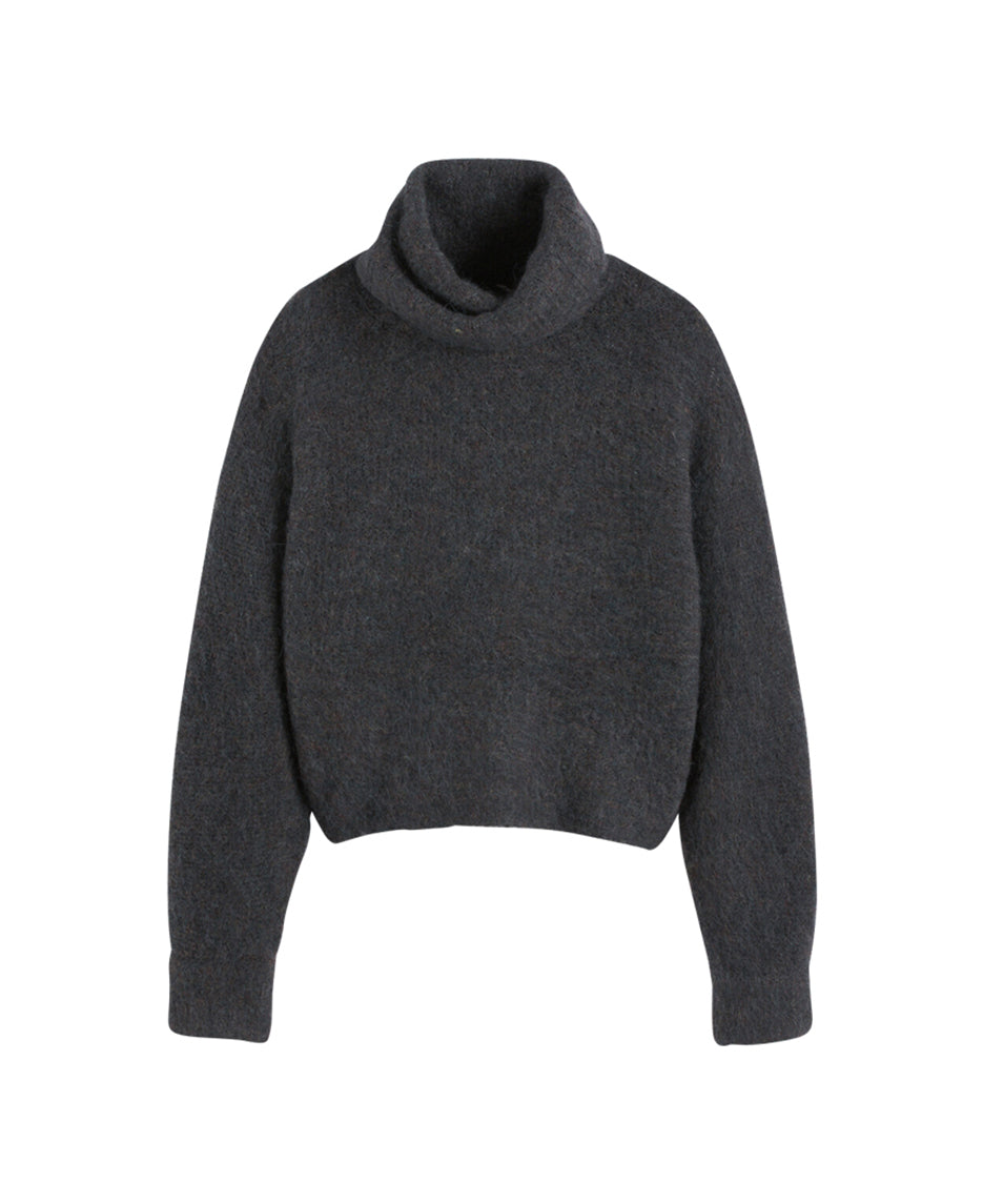 Tyji Turtleneck Crop Knit