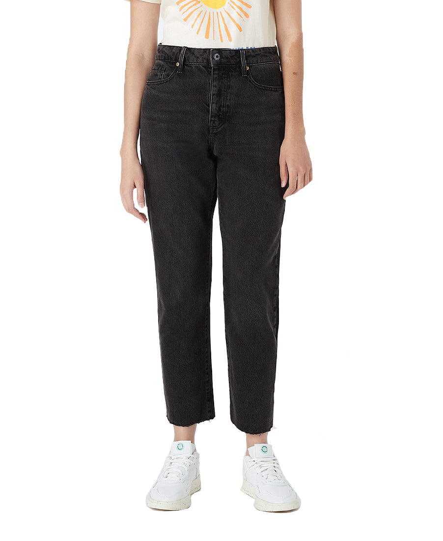 Zoe High Rise Straight Crop Ink Jean