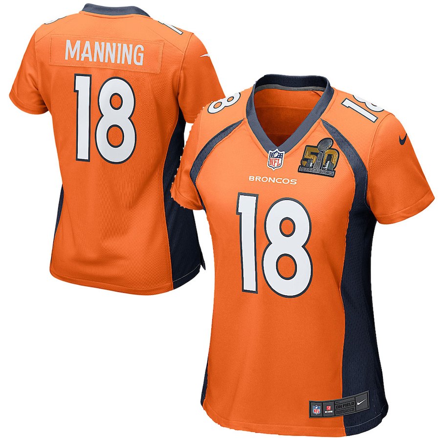 peyton manning womens broncos jersey