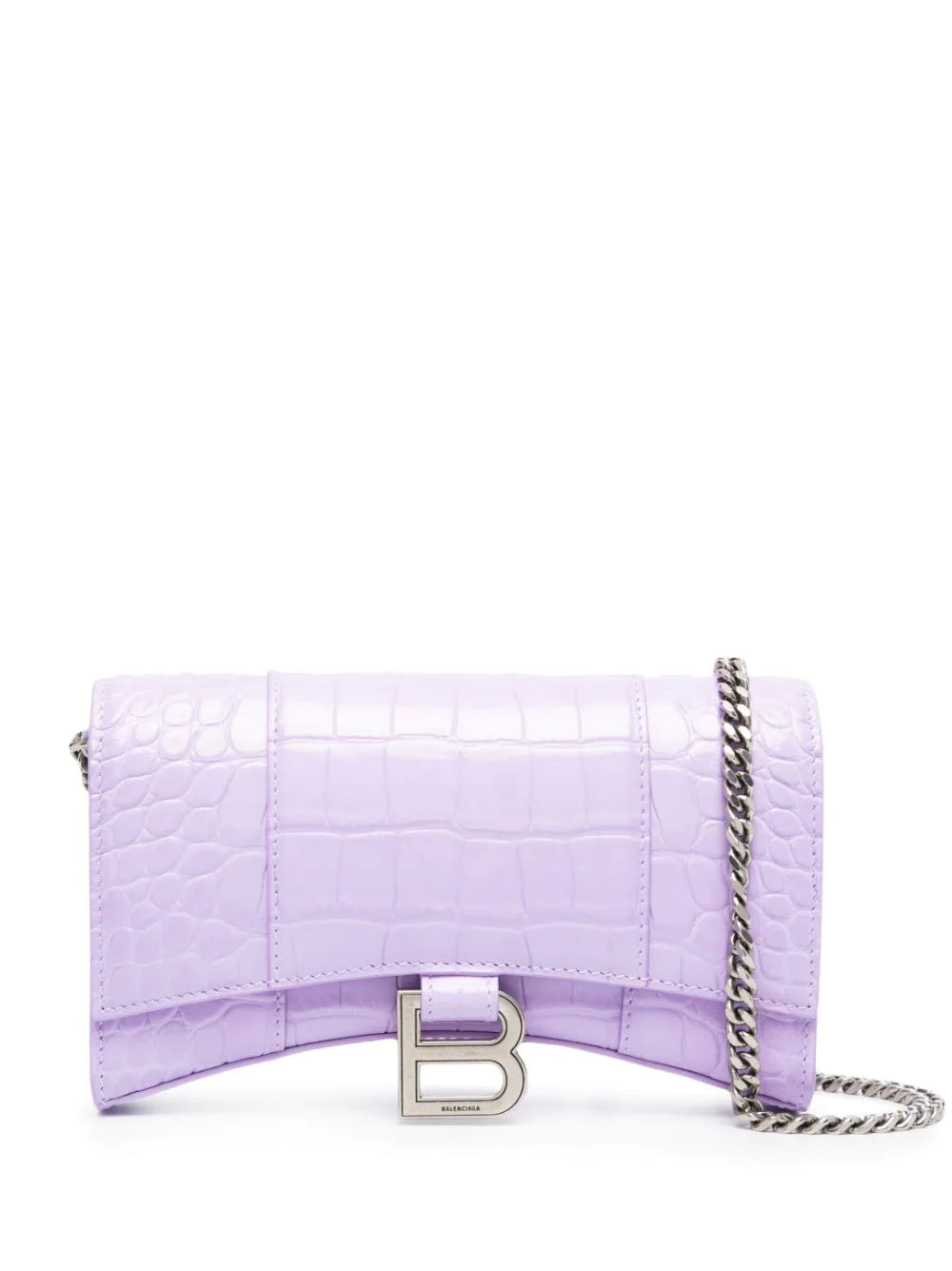 Balenciaga purple Hourglass Chain Wallet  Harrods UK