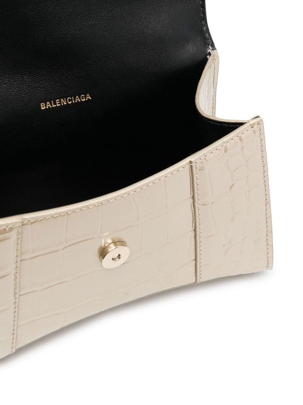 Buy Balenciaga Hourglass Small Top Handle Bag 'Black/Silver' - 593546 1JHNY  1081