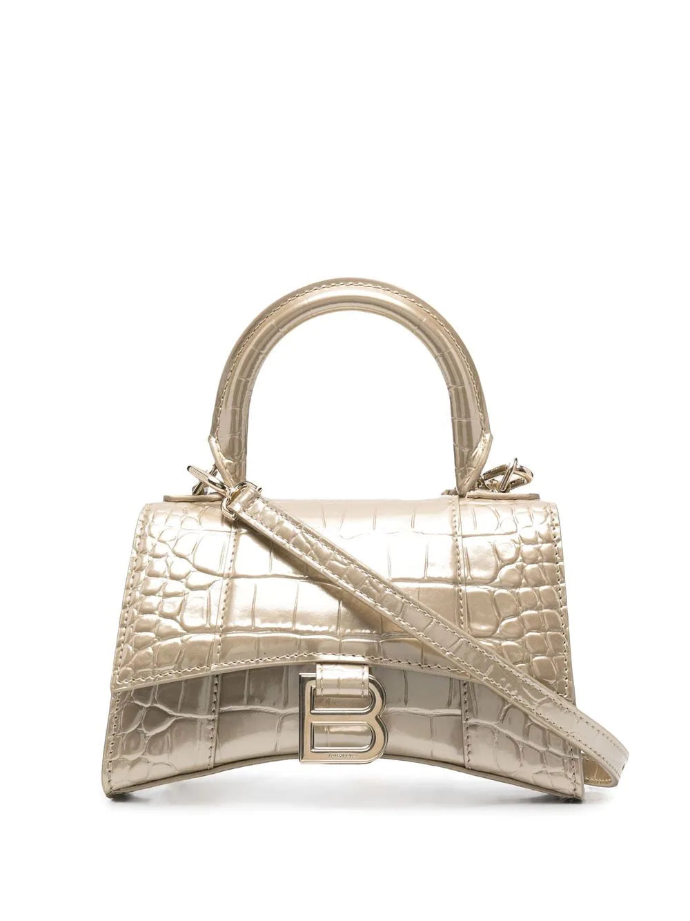 Balenciaga Hourglass XS Strassed TopHandle Bag  Neiman Marcus