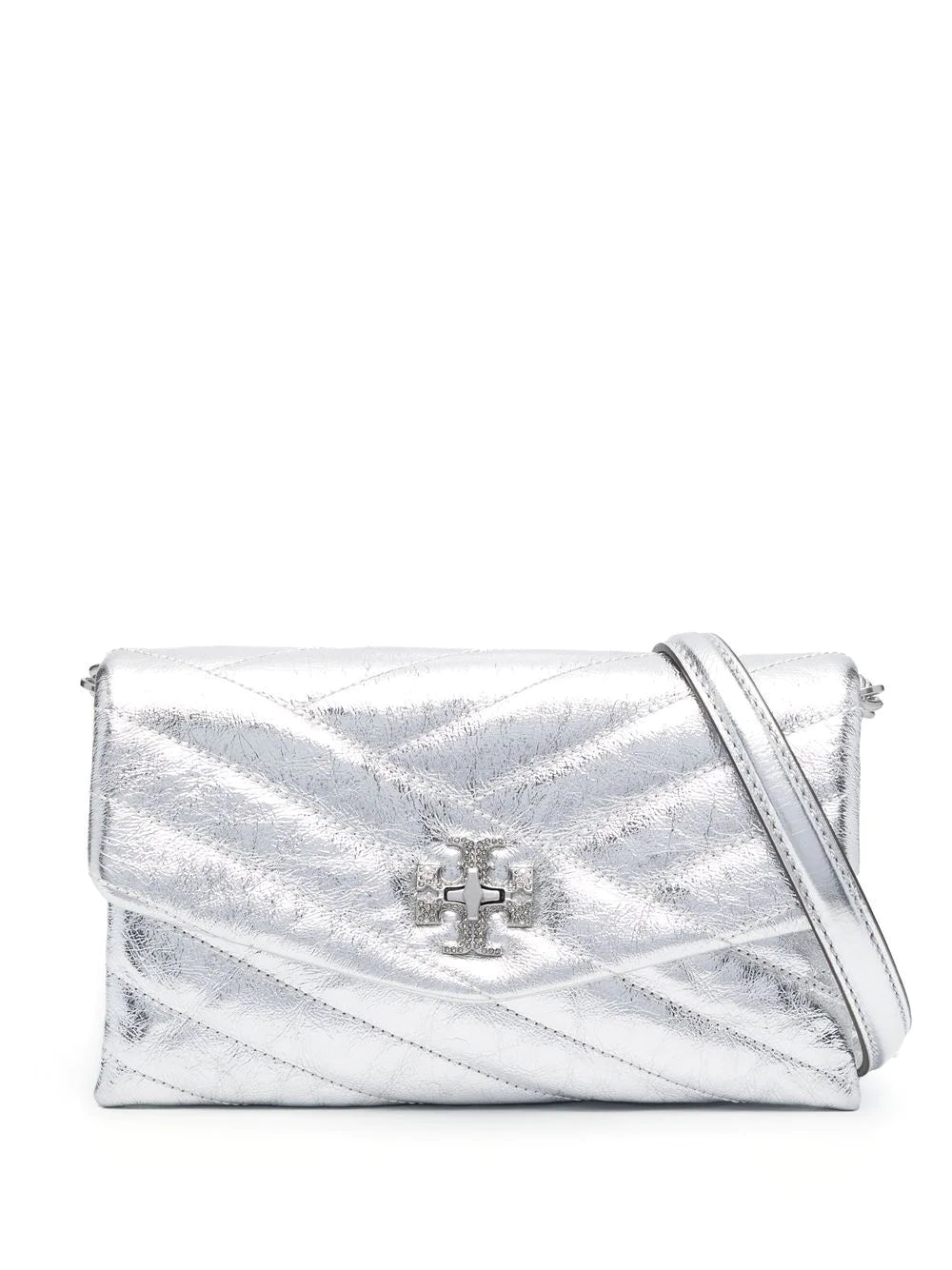 Leather crossbody bag Tory Burch White in Leather - 25706264