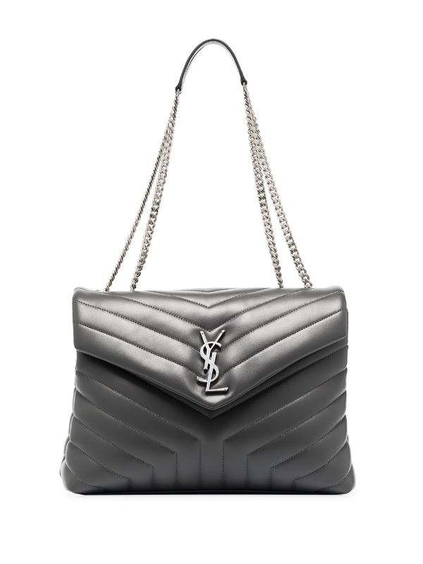 Saint Laurent Quilted Wool Loulou Puffer Shoulder Bag (SHF-19271) – LuxeDH