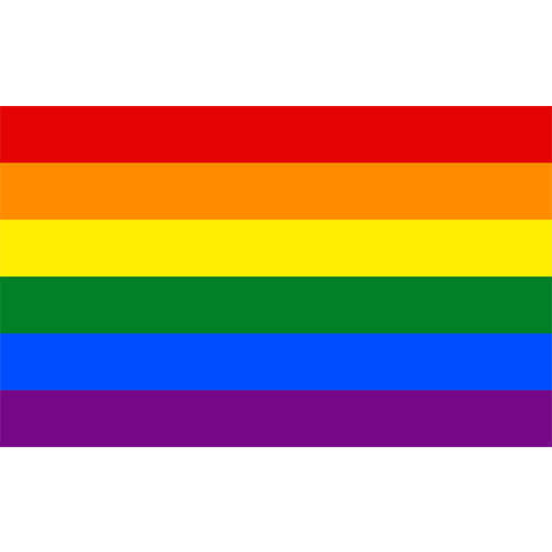 gay flag colors code