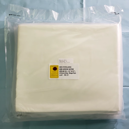 Sterilized Non-Woven (Polyester-Cellulose) Wipers - KM ACT | Medical ...