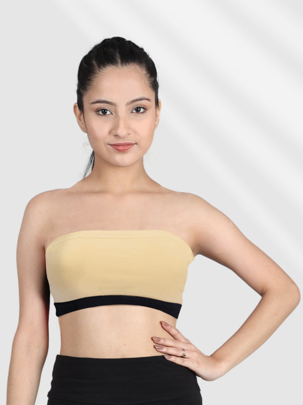 Double-layer Cotton Tube Bras For Girls  Non Padded Bandeau Bra For G –  D'chica