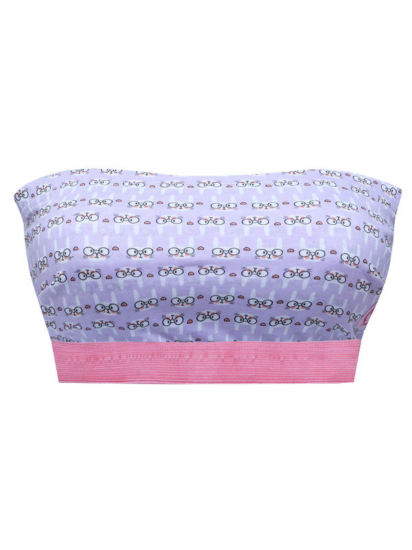 Double-layer Cotton Strapless Bras For Teens